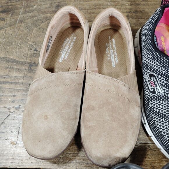 SKECHERS Sz 10 Loafer Sandals Sneakers Wedge LOT - Picture 2 of 9